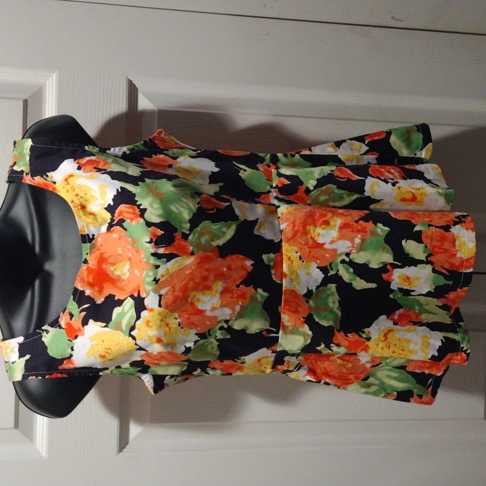 P. LUCA MILANO FLORAL BABYDOLL TOP